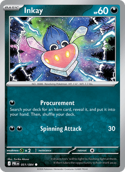 Inkay - pokemon TCG Card