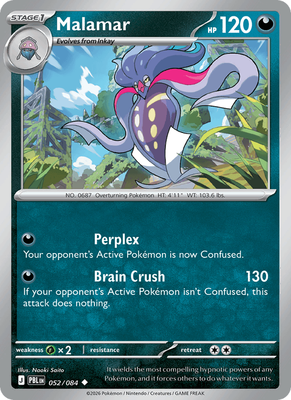 Malamar - Pokémon TCG Card