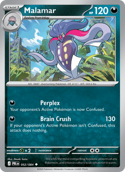 Malamar - pokemon TCG Card