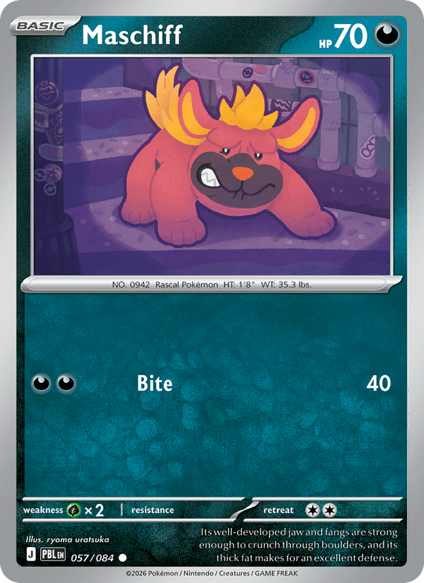 Maschiff - Pokémon TCG Card