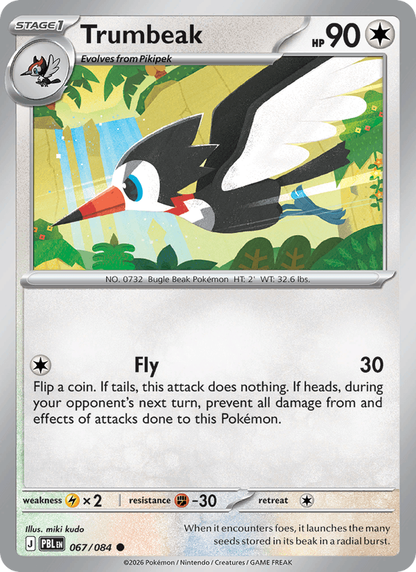 Trumbeak - Pokémon TCG Card