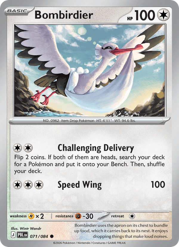 Bombirdier - Pokémon TCG Card