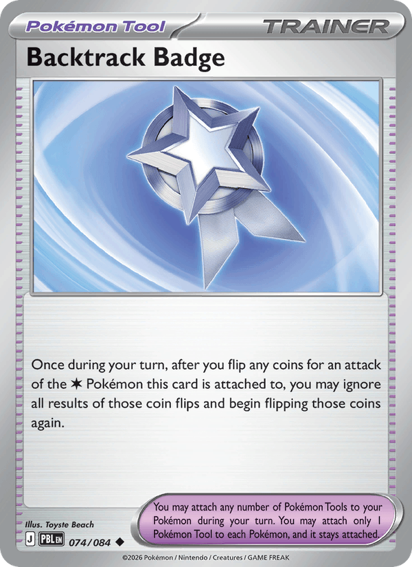 Backtrack Badge - Pokémon TCG Card