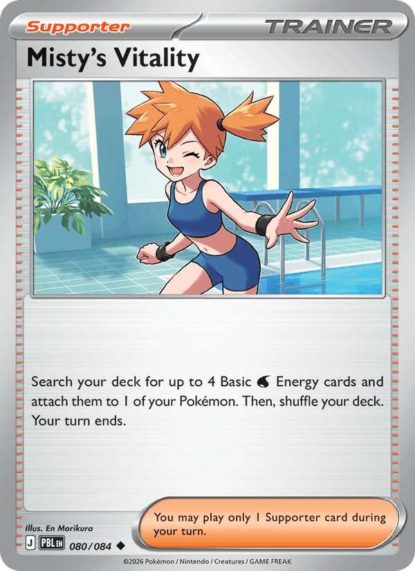 Misty's Vitality - Pokémon TCG Card