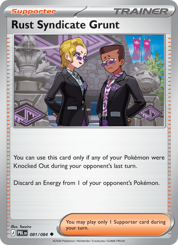 Rust Syndicate Grunt - Pokémon TCG Card