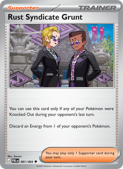 Rust Syndicate Grunt - pokemon TCG Card