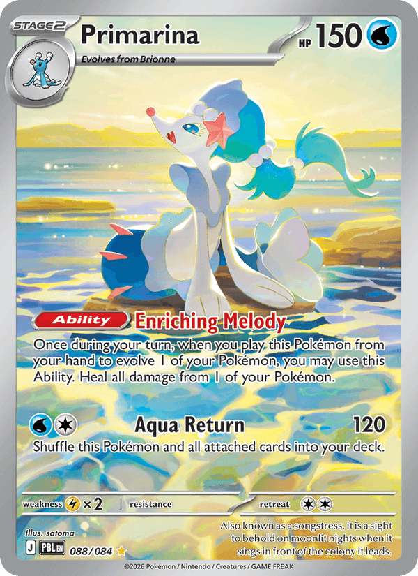 Primarina - Pokémon TCG Card