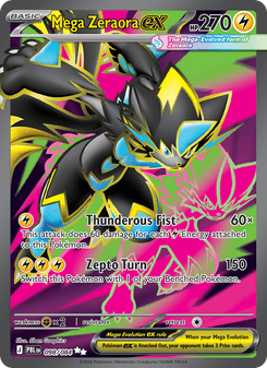 Mega Zeraora ex - pokemon TCG Card