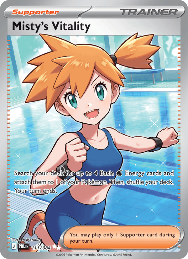 Misty's Vitality - Pokémon TCG Card