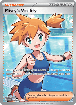 Misty's Vitality - pokemon TCG Card