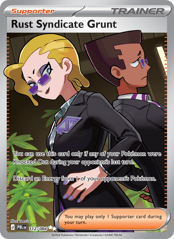 Rust Syndicate Grunt - Pokémon TCG Card