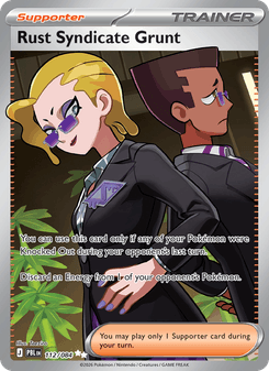 Rust Syndicate Grunt - pokemon TCG Card