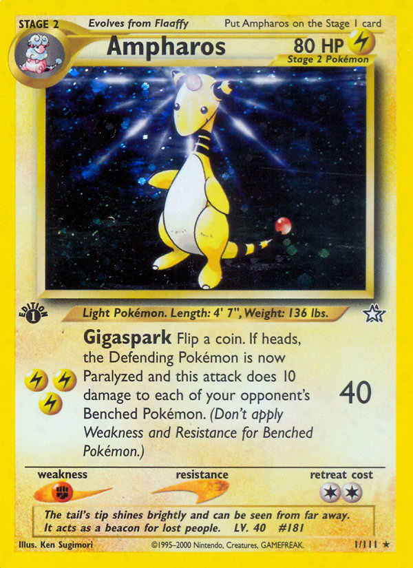 Ampharos - Pokémon TCG Card