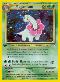 Meganium - pokemon TCG Card