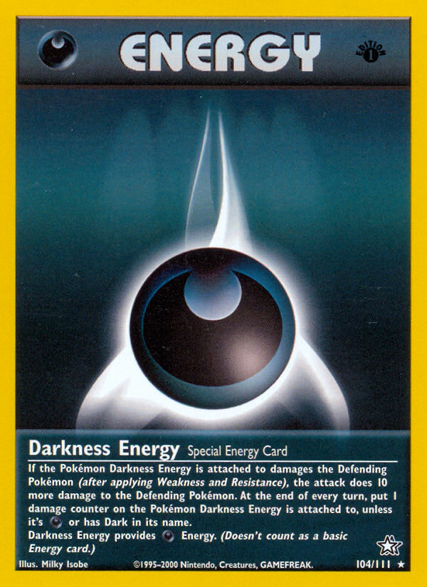 Darkness Energy - Pokémon TCG Card