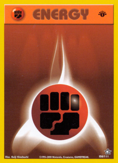 Fighting Energy - pokemon TCG Card