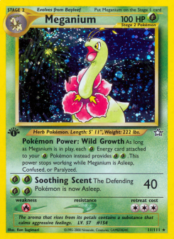 Meganium - pokemon TCG Card