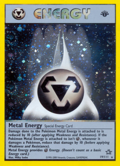 Metal Energy - pokemon TCG Card