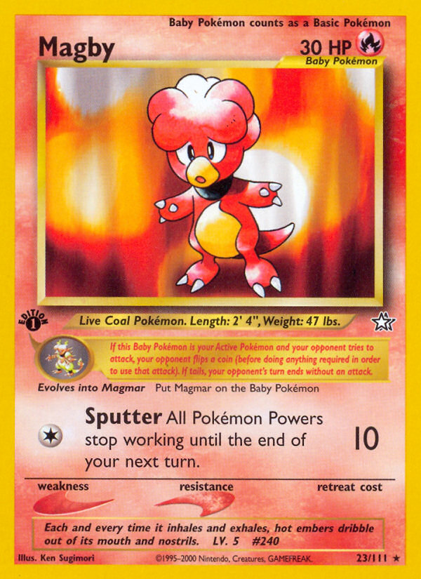 Magby - Pokémon TCG Card