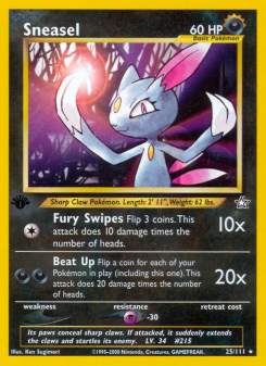 Sneasel - pokemon TCG Card