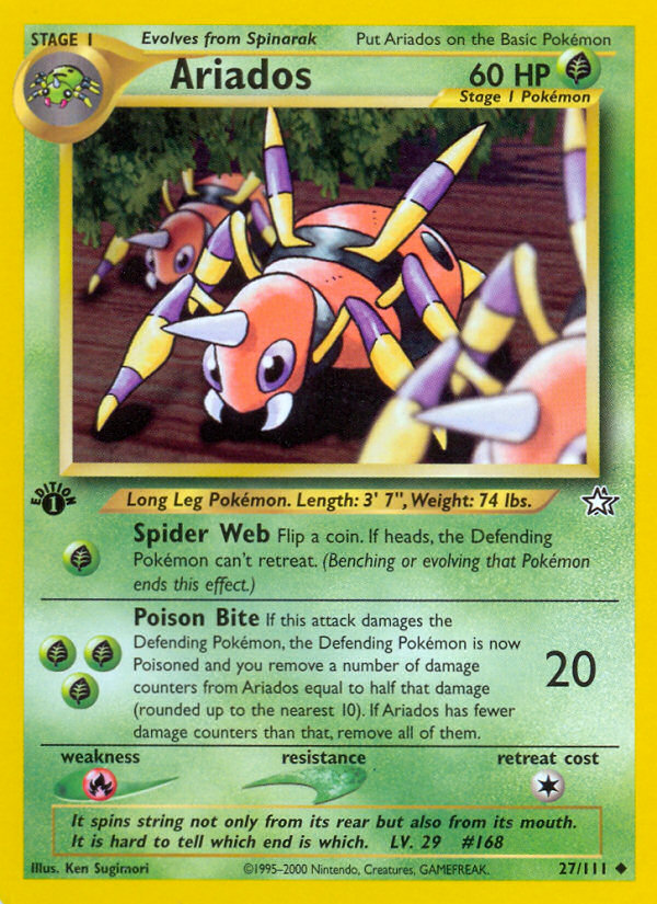 Ariados - Pokémon TCG Card