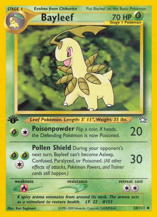 Bayleef - Pokémon TCG Card