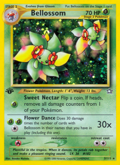Bellossom - pokemon TCG Card