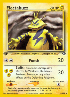 Electabuzz - pokemon TCG Card