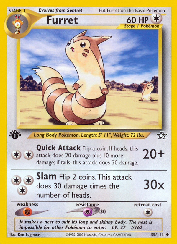 Furret - Pokémon TCG Card