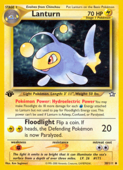 Lanturn - pokemon TCG Card