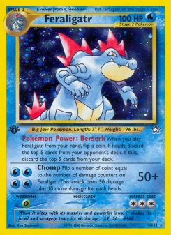Feraligatr - pokemon TCG Card
