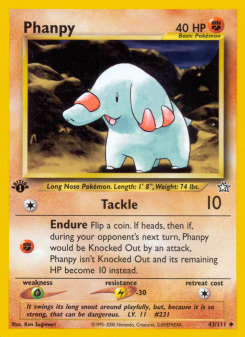 Phanpy - pokemon TCG Card
