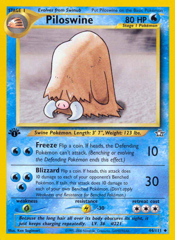 Piloswine - Pokémon TCG Card