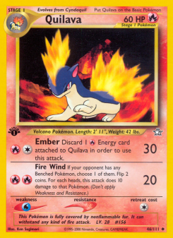 Quilava - pokemon TCG Card