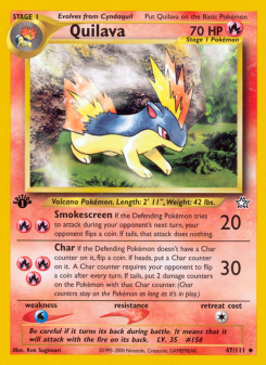 Quilava - pokemon TCG Card