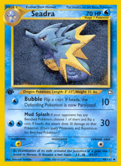 Seadra - pokemon TCG Card
