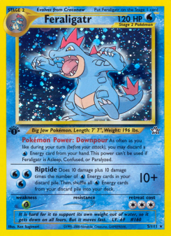 Feraligatr - pokemon TCG Card