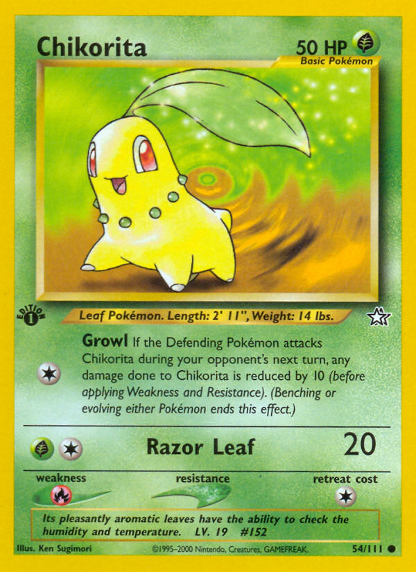 Chikorita - Pokémon TCG Card