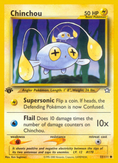 Chinchou - pokemon TCG Card
