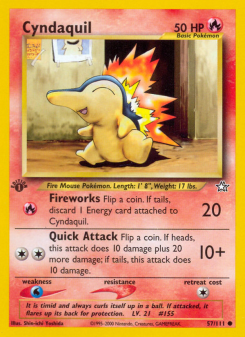 Cyndaquil - pokemon TCG Card