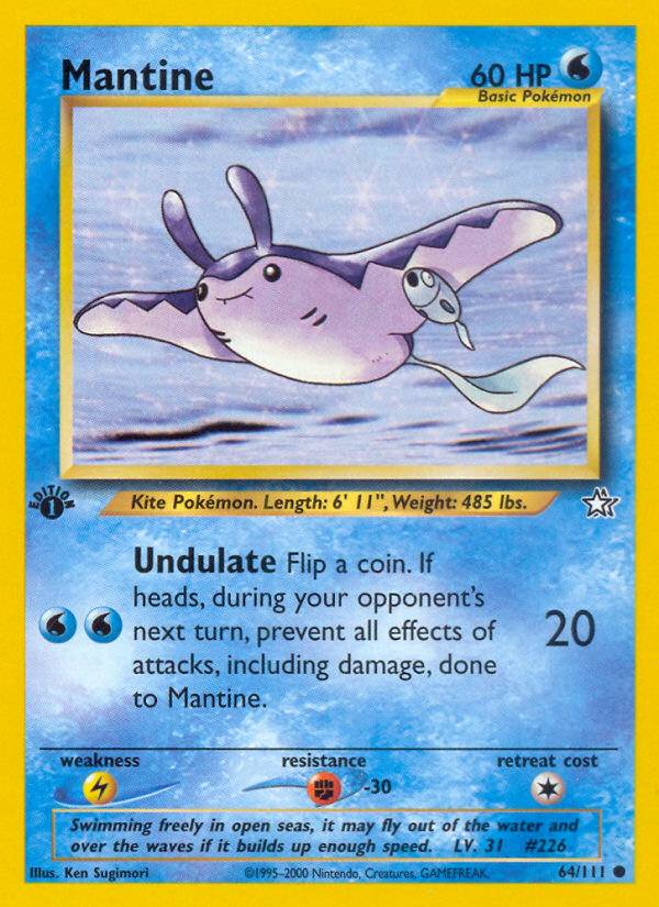 Mantine - Pokémon TCG Card