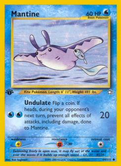 Mantine - pokemon TCG Card