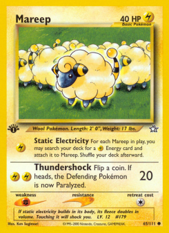 Mareep - pokemon TCG Card