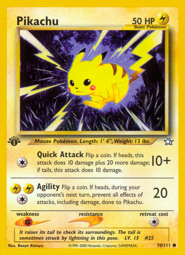 Pikachu - Pokémon TCG Card