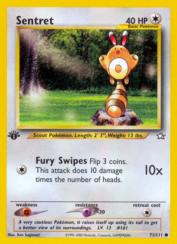 Sentret - Pokémon TCG Card