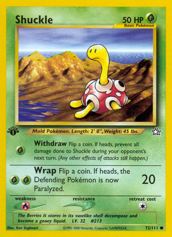 Shuckle - Pokémon TCG Card
