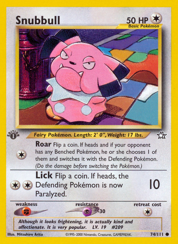 Snubbull - Pokémon TCG Card