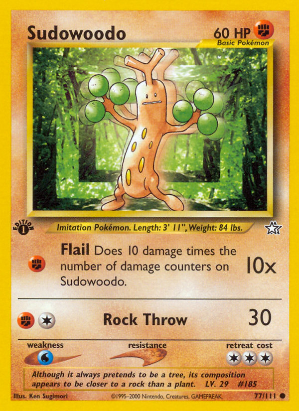 Sudowoodo - Pokémon TCG Card