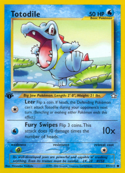 Totodile - pokemon TCG Card