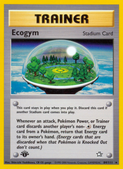 Ecogym - pokemon TCG Card